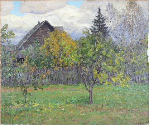 Кугач Юрий Петрович. Уголок сада